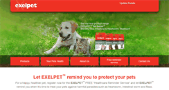 Desktop Screenshot of exelpet.com.au